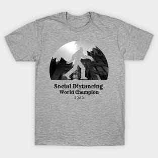 Social Distancing World Champion T-Shirt T-Shirt